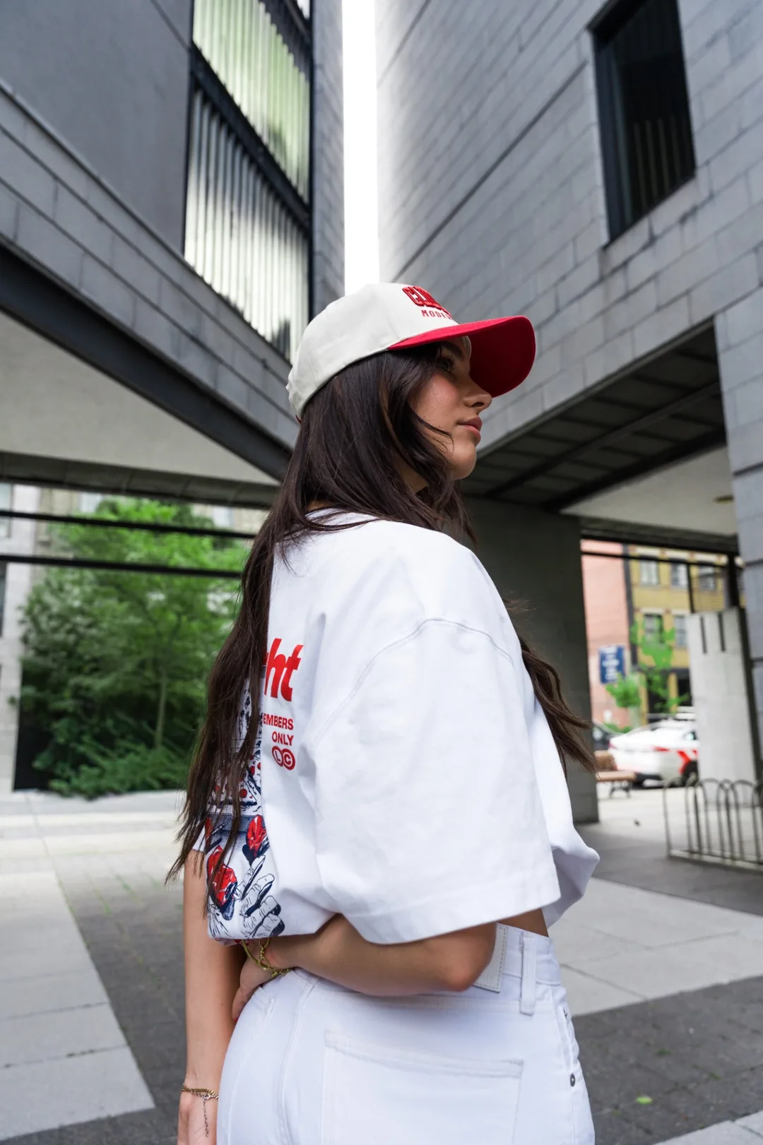 Membre du Clubhouse casquette rouge, t-shirt Members Only