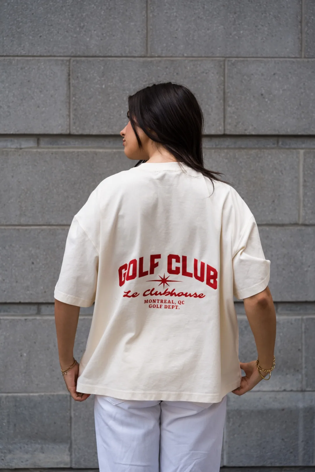 T-shirt Golf Club Le Clubhouse imprimé au dos